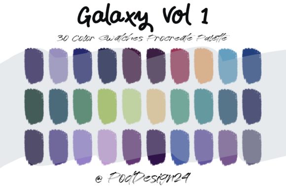 Download Procreate Color Palette Galaxy - Premium Resources