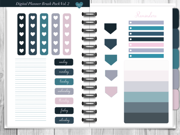 Download Procreate Planner Brush Pack - Planner Collection
