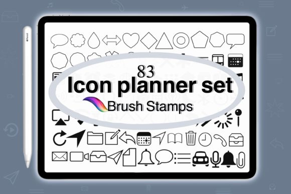 Download Icon for Planner Brush Stamps - Planner Collection