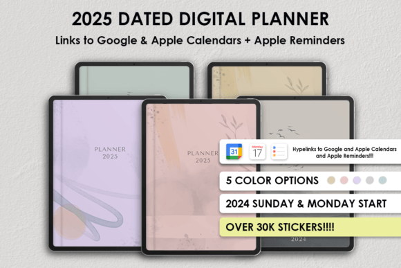 Download 2025 Digital Planner Goodnotes Xodo - Planner Collection
