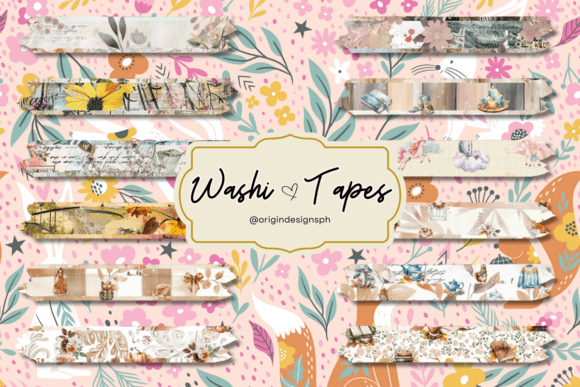 Download Digital Washi Tape Planner Journal - Planner Collection