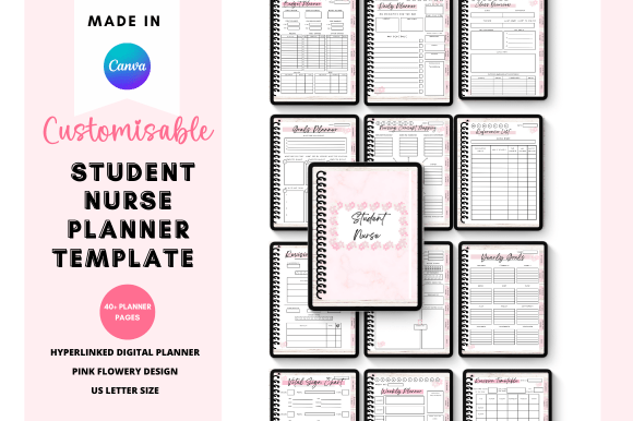 Download Canva Student Nurse Digital Planner - Planner Collection