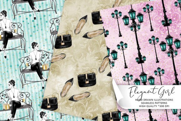 Download Elegant Fashion Illustrations, Planner - Planner Collection