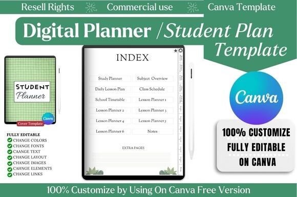 Download Digital Student Planner Template - Planner Collection