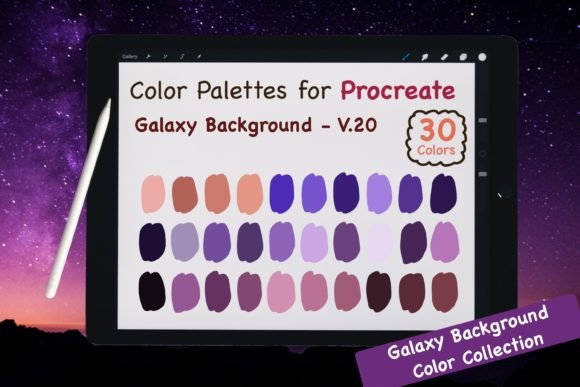 Download Procreate Color Palettes - Galaxy V.20 - Premium Resources