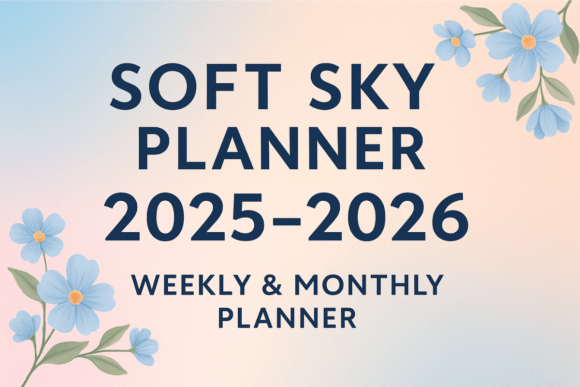 Download Soft Sky Planner 2025-2026 - Planner Collection