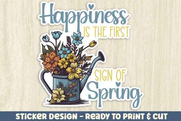 Download Spring Sticker Design - Premium Resources